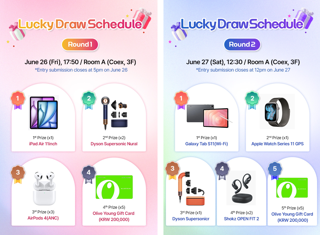 Daily Lucky Draw (Booth Stamp Event)